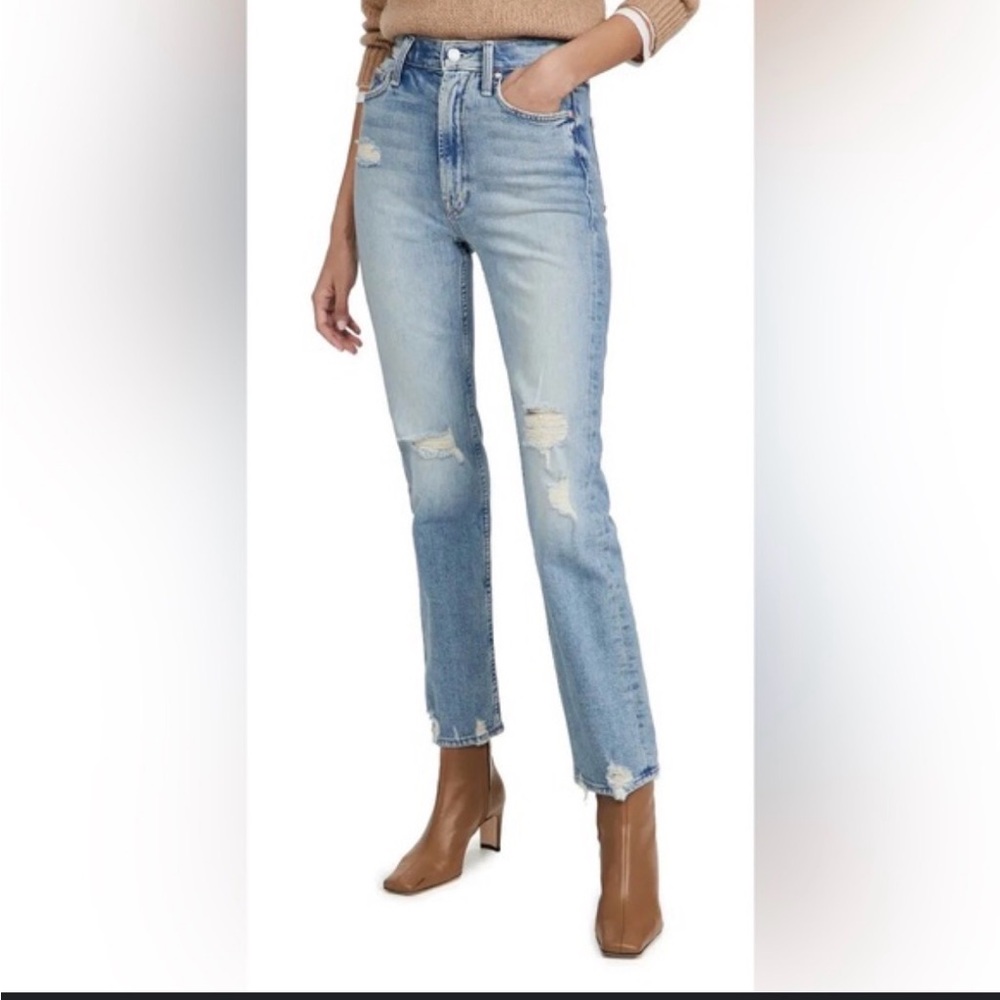 Mother Denim The High Waisted Rider Skimp